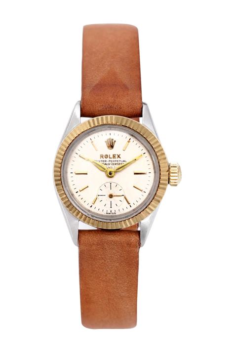 rolex women's watch leather band|rolex women's oyster perpetual.